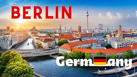 Berlin, Germany 🇩🇪 _ 4K Drone Footage (With Subtitles)