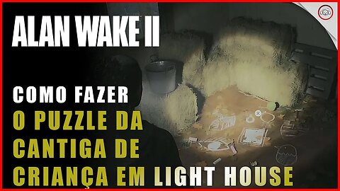 Alan Wake 2, Como fazer o puzzle da cantiga de criança no estacionamento de trailers Light House