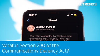 What is Section 230 of the Communications Decency Act?