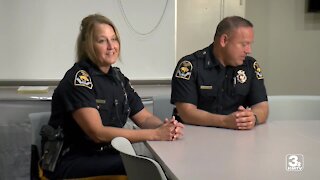 MOVING FORWARD: Married OPD officers share passion for serving the community