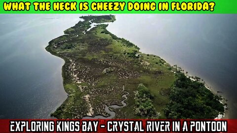 (S4 E6) Drone videos of islands on the gulf, Crystal River. Kings Bay. Exploring on pontoon