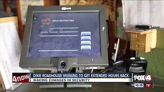 Dixie Roadhouse adds new security in hopes to get extended hours back