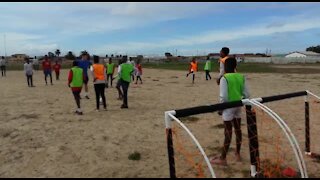 SOUTH AFRICA - Cape Town - Langa High school football outreach (ZTL)