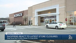 Shoppers support department stores' decision to close