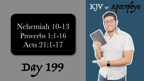 Day 199 - Bible in One Year KJV [2022]