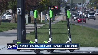 Meridian City Council hosting public hearing on e-scooters