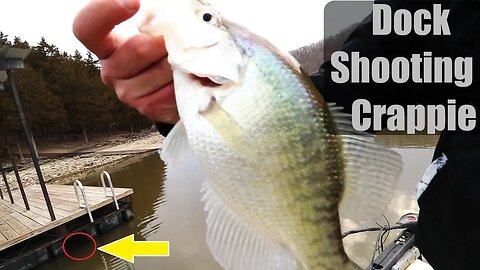 Dock shooting for Spring Crappie (Find Crappie in Spring)