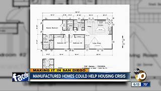 Manufactured homes could San Diego's housing crisis