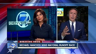 Denver mayoral runoff election - Michael Hancock wins mayoral runoff race