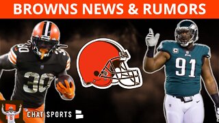 Cleveland Browns Rumors & News: D’Ernest Johnson Tendered By Cleveland + Trade For Fletcher Cox?