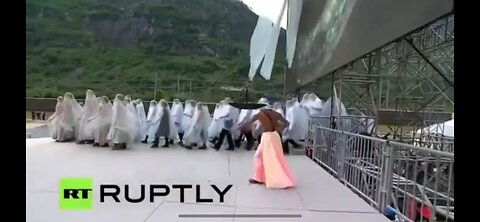 2016 Switzerland: Creepy Tunnel Ceremony Near CERN