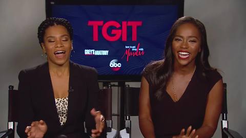 Kelly McCreary and Aja Naomi King on crossing paths outside of Shonda's hit TV shows | Hot Topics