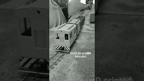 On30 Boxcabs #shorts #3dprinted #modeltrains #on30