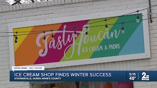 Ice cream shop finds winter success