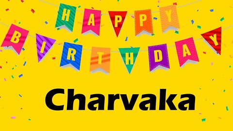 Happy Birthday to Charvaka - Birthday Wish From Birthday Bash