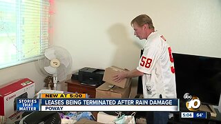 Leases being terminated after rain damage in Poway