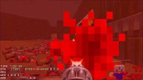 Doom 2 Grindfest Level 19 UV with 143% in 2:13:25