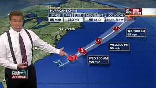 Chris becomes second hurricane of the 2018 Atlantic season