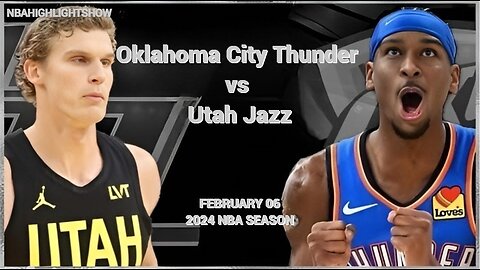 OKC Thunder vs Utah Jazz, Game Highlights