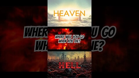 🤔 Are you on your way to HEAVEN or HELL?? #heavenorhell