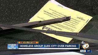 Homeless group sues San Diego over parking