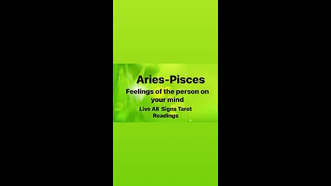 Aries—Pisces readings