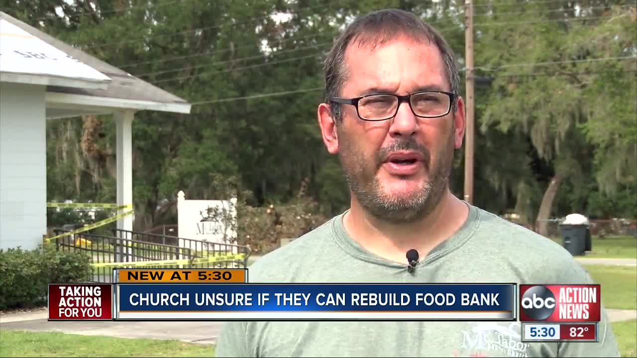 Tornado-ravaged Lakeland church hits roadblock rebuilding food bank