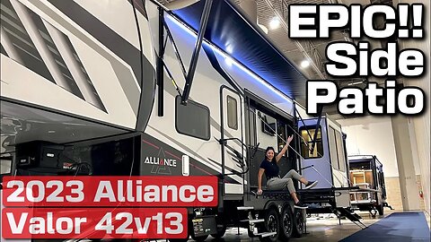 MOST Requested Side Patio Fifth Wheel Toy Hauler | 2023 Alliance Valor 42v13