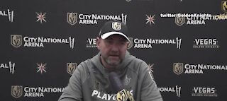 Vegas Golden Knights back in Vegas for games 3 and 4