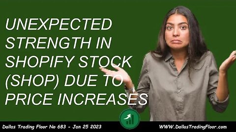 UNEXPECTED STRENGTH IN SHOPIFY STOCK (SHOP) DUE TO PRICE INCREASES