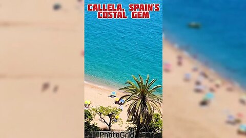 Part 1: Welcome to Calella, Spain's Coastal Gem! #shorts #shortswithcamilla #holiday #beach