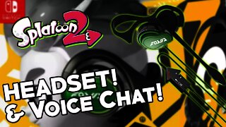 Nintendo Switch Voice Chat & Headset Details! - Splatoon 2 Voice Chat Headset!