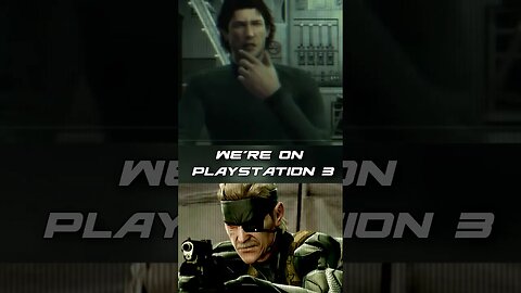 😄 Otacon & Snake's Hilarious PS1 Throwback Moment #shorts #metalgearsolid #ps3