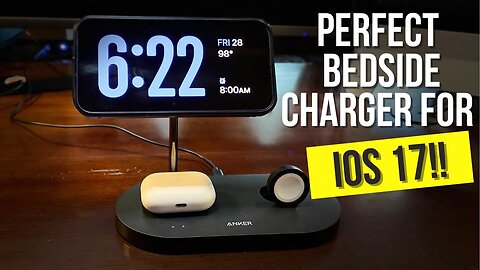 Anker Phone Charger 533 Full Review Perfect for new IOS 17 Bedtime Mode