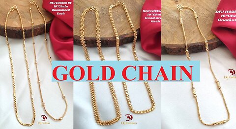New gold chain designs 2024, New gold chain models for women, Light weight chain designs #chain