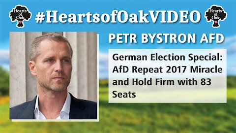 Petr Bystron: German Election Special. AfD Repeat 2017 Miracle and Hold Firm with 83 seats