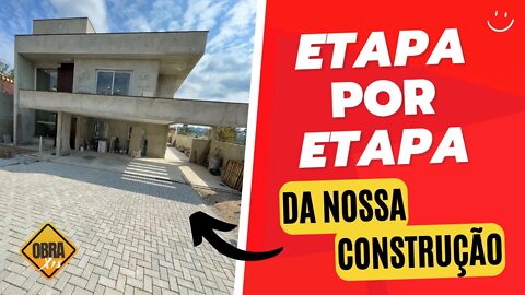 Veja etapa por etapa os passos da construção de uma casa de 431m² na Granja Viana.