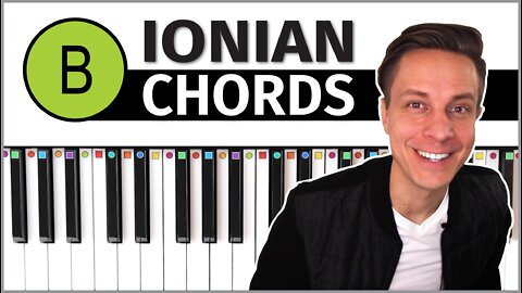 Piano // Chords in the Key of B (Ionian)