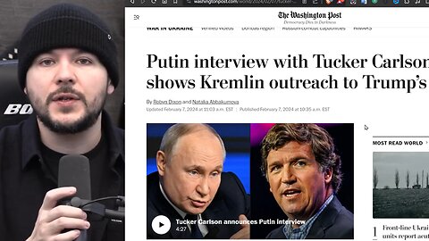 Tucker Carlson Interview With Putin DROPS TONIGHT, Media Declares Carlson PUBLIC ENEMY NUMBER ONE