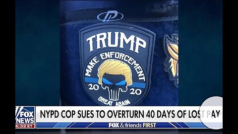 NYPD Officer Sues Over Lost-Pay Punishment for Wearing Pro-Trump Patch, Leaves Judge 'Speechless'