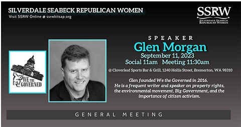 Glen Morgan, Founder of We the Governed