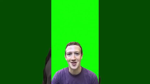 Green Screen Template Video - Mark Zuckerberg