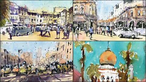 Urban Sketching In Singapore: New Course Now Available