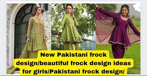 New Pakistani frock design/beautiful frock design ideas for girls/Pakistani frock design/