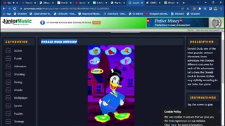 jogo Donald Duck Dressup