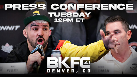 BKFC 41: Perry vs. Rockhold | Live Press Conference