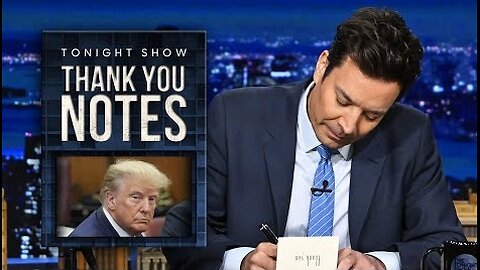 Thank You Notes: Trump in Court, Vision Boards | The Tonight Show Starring Jimmy Fallon