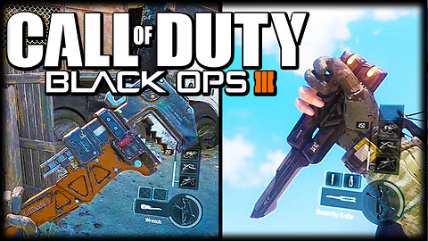 Black Ops 3: Butterfly knife & wrench gameplay footage