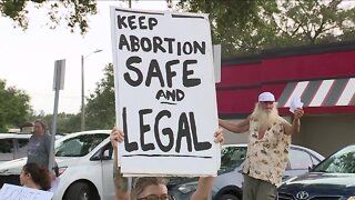 Pro-choice protest in Tampa