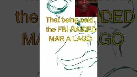 FBI Mar A Lago Raid Speedpaint#shorts#fbi #maralago